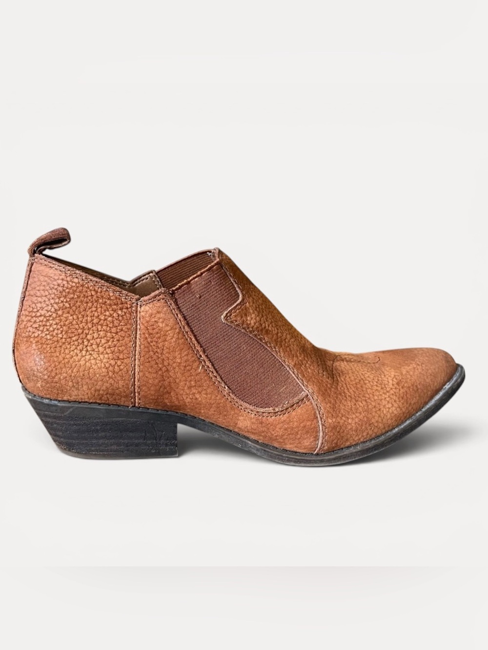 Lucky Brand Tan Ankle Leather  Booties Women’s size 7.5 - Picture 7 of 15